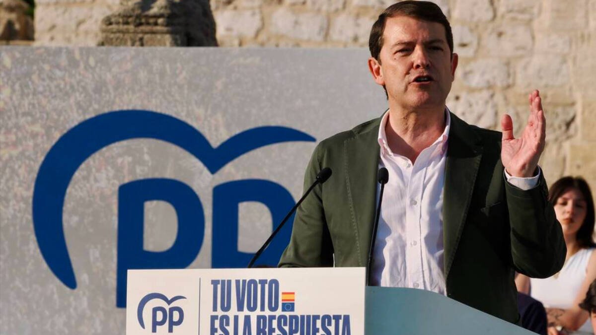 El presidente de Castilla y León, Alfonso Fernández Mañueco.