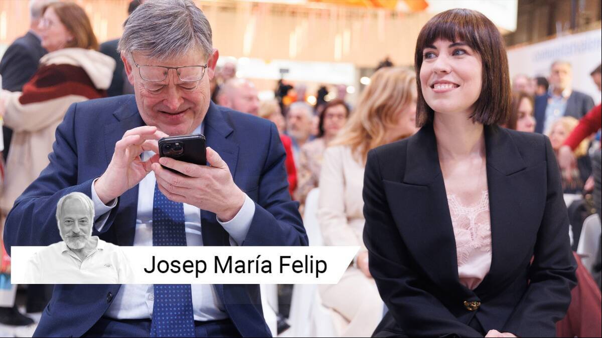 El expresidente de la Generalitat valenciana, Ximo Puig, y la ministra de Ciencia, Diana Morant.