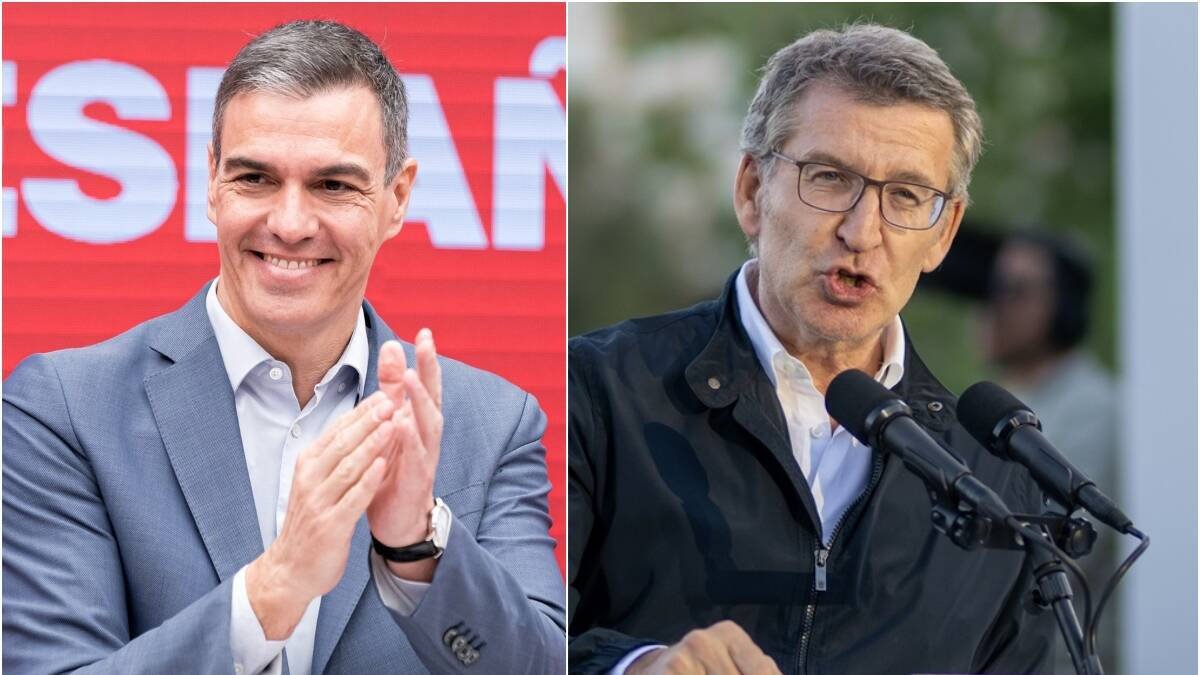 Pedro Sánchez y Alberto Núñez Feijóo