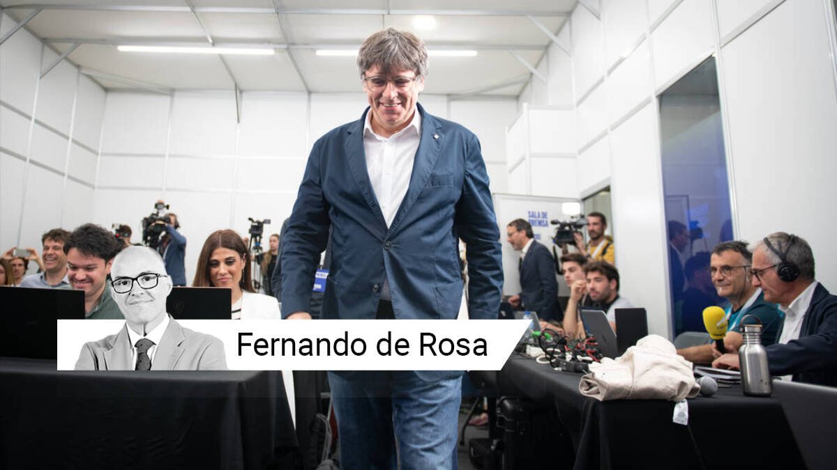 Carles Puigdemont, ingrediente estrella de la sopa de ganso catalana