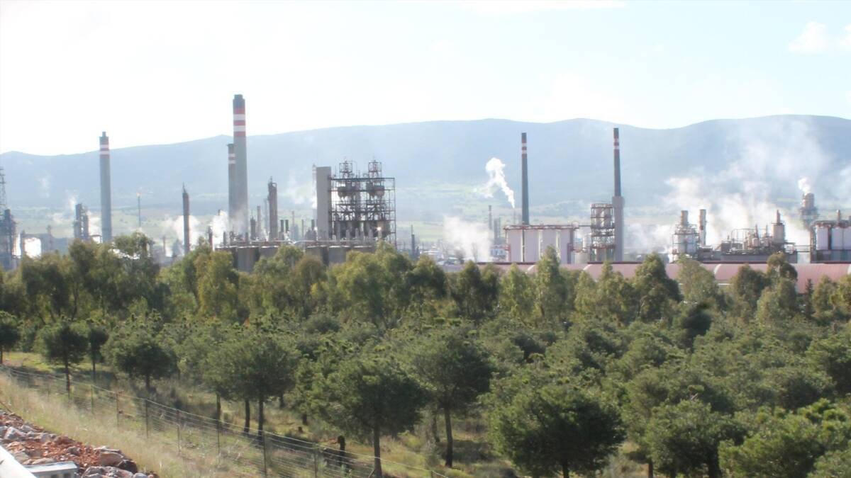 Complejo petroquímico de Repsol en Puertollano, Ciudad Real.