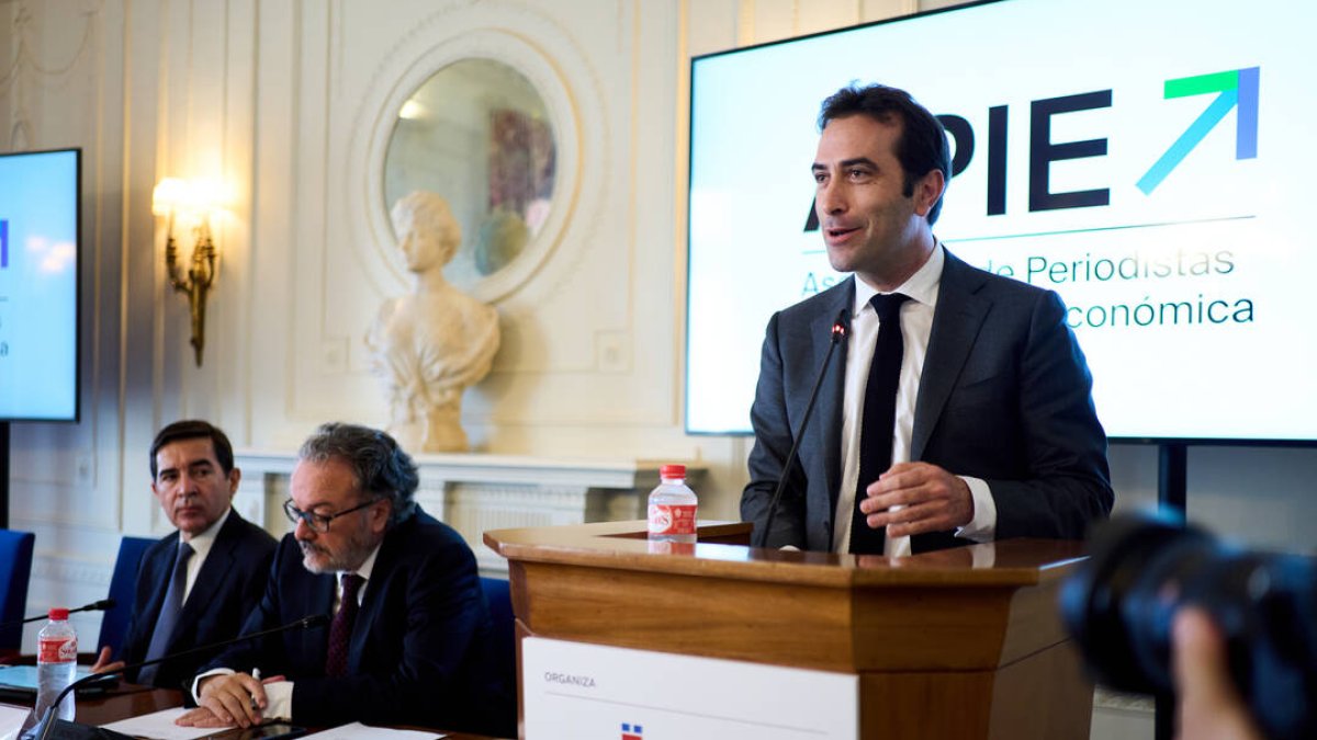 El ministro de Economía, Comercio y Empresa, Carlos Cuerpo