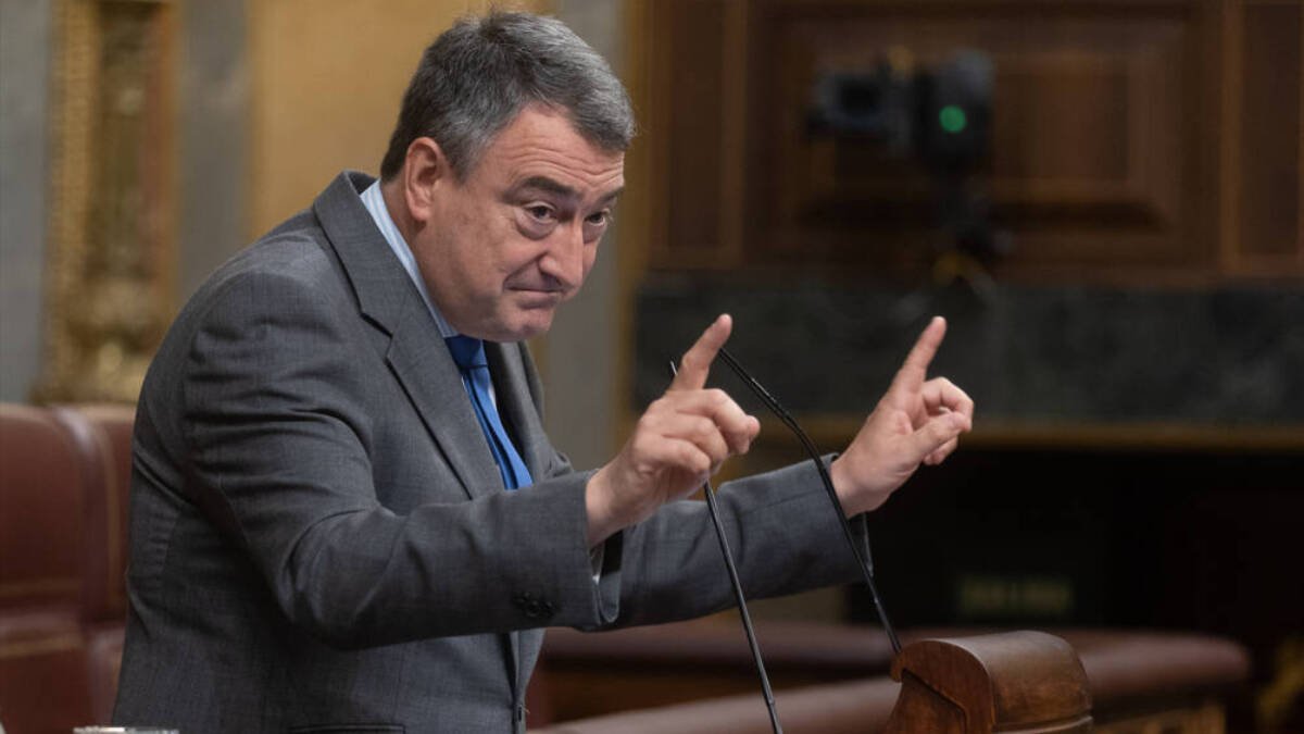 El portavoz del PNV en el Congreso, Aitor Esteban.