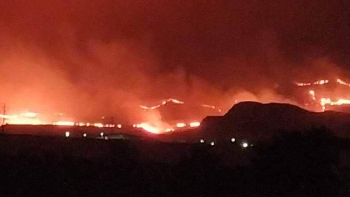 Incendio en Níjar, Almería.