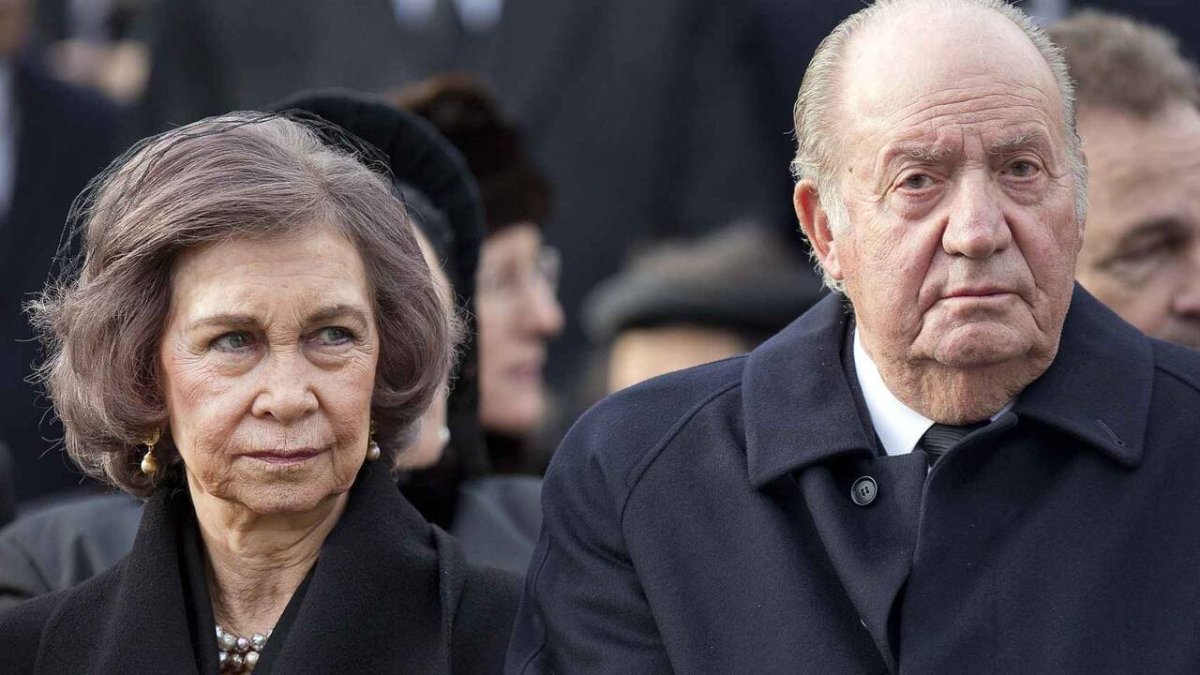 Doña Sofía y Don Juan Carlos, en una foto reciente.