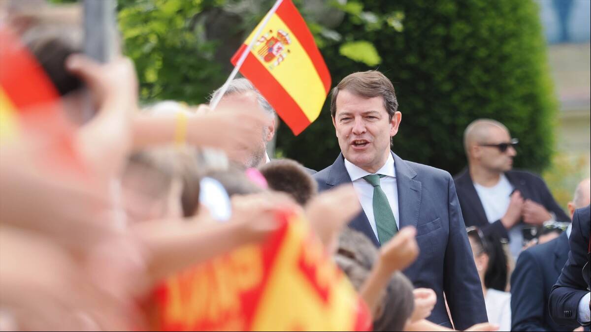 El presidente de la Junta de Castilla y León, Alfonso Fernández Mañueco.
