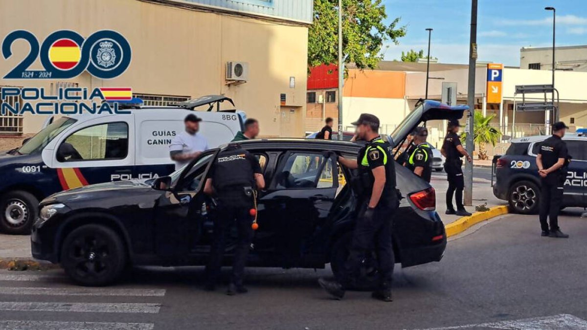 Imagen del momento de las detenciones / Policía Nacional