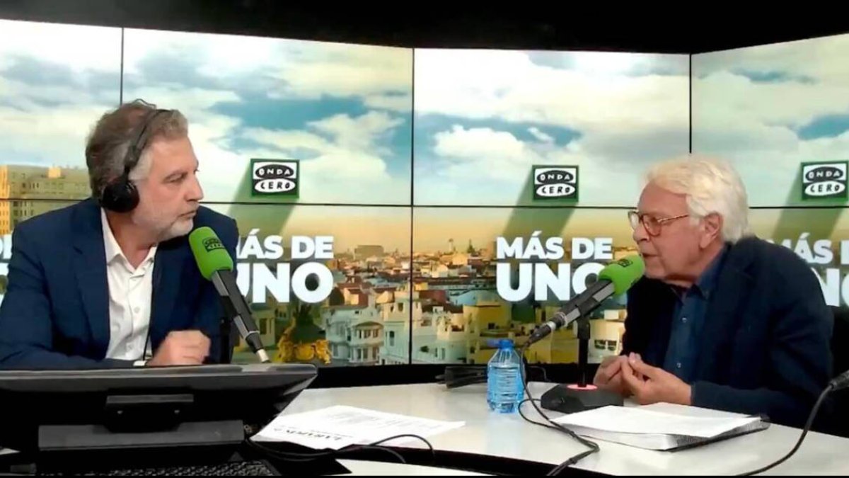 Felipe González con Carlos Alsina