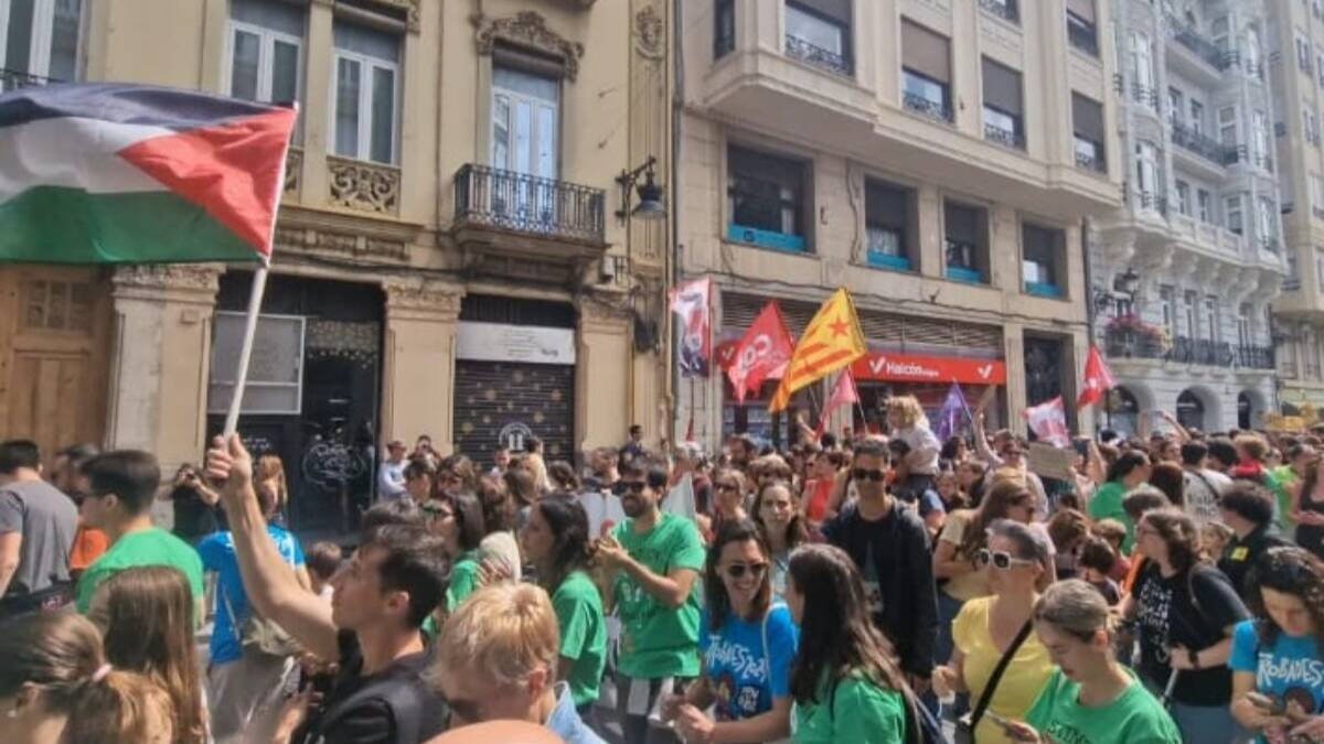 Imagen de archivo / Manifestación de la educación pública en Valencia