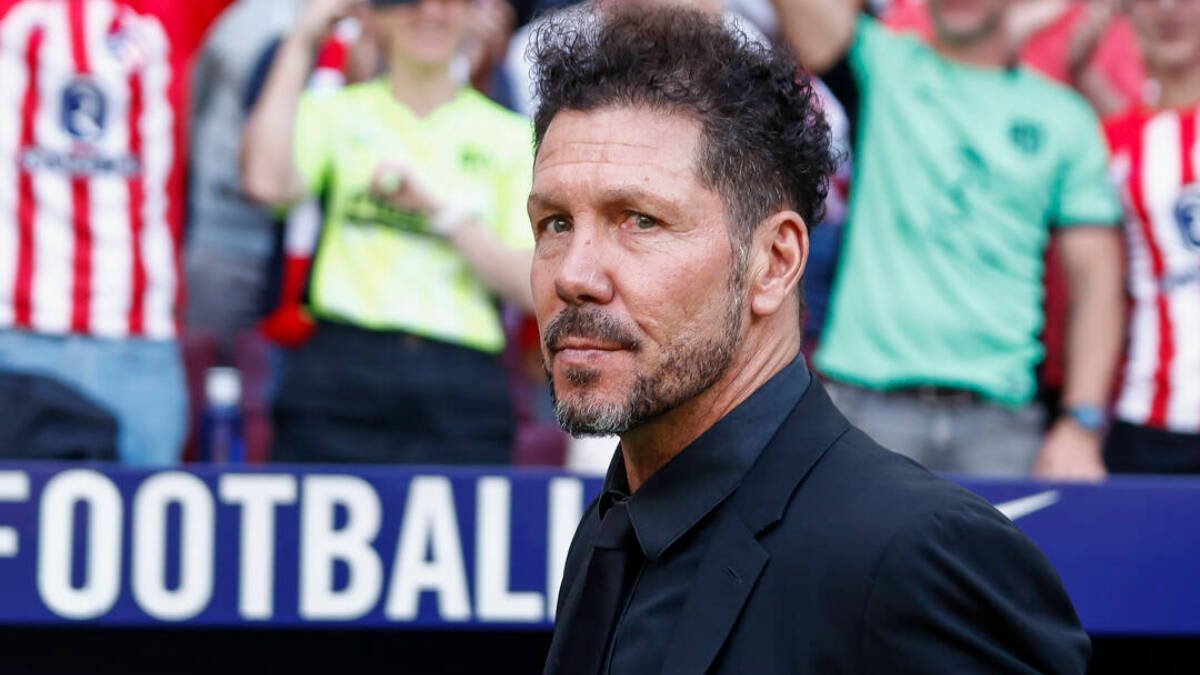 Simeone, entrenador del Atlético