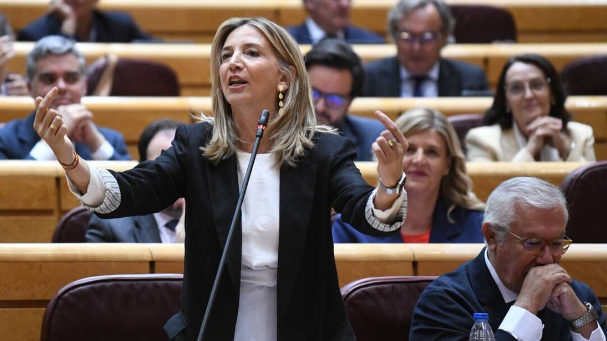 Alicia García, portavoz del PP en el Senado.