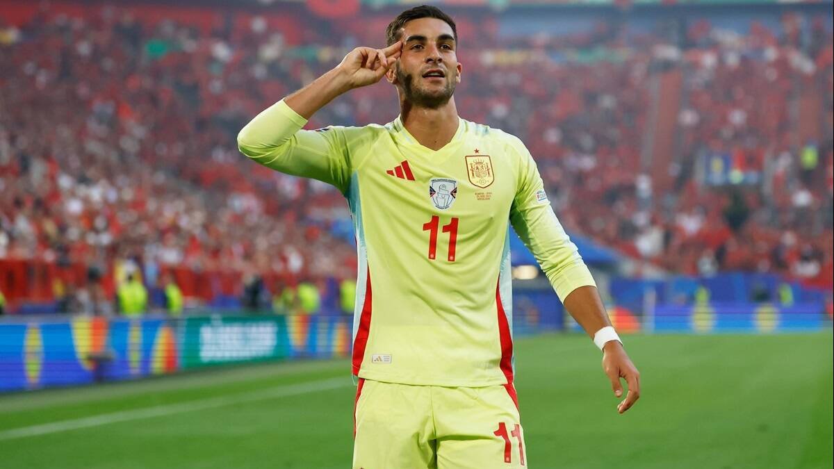 Ferrán Torres, el autor del único gol de España.