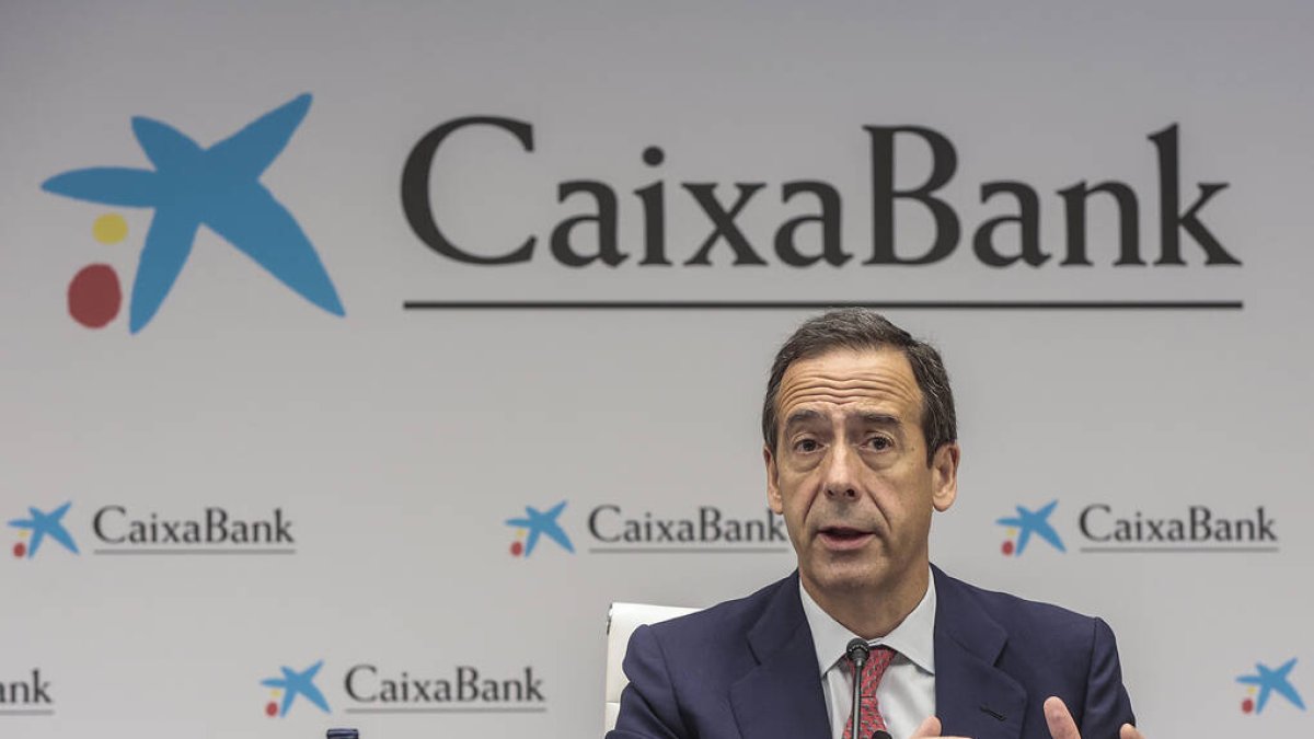 El consejero delegado de CaixaBank, Gonzalo Gortázar