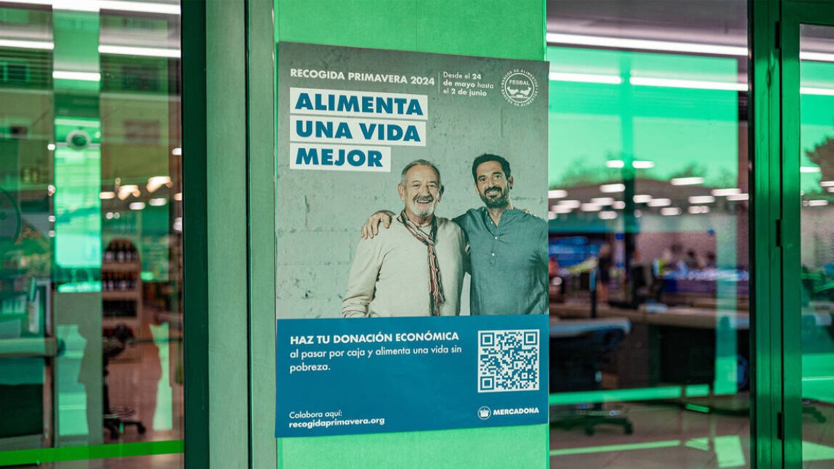 Cartel de la recogida de alimentos