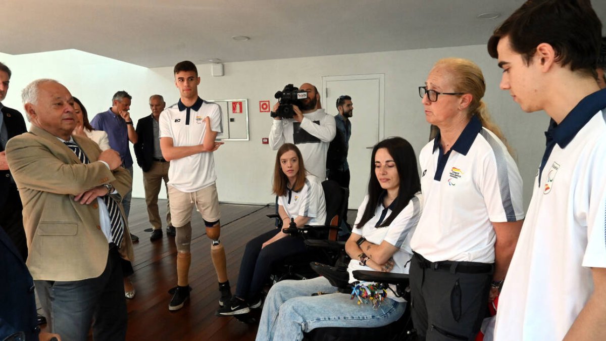Presentación de los 10 deportistas de CyL preseleccionados para los Juegos Paralimpicos.
