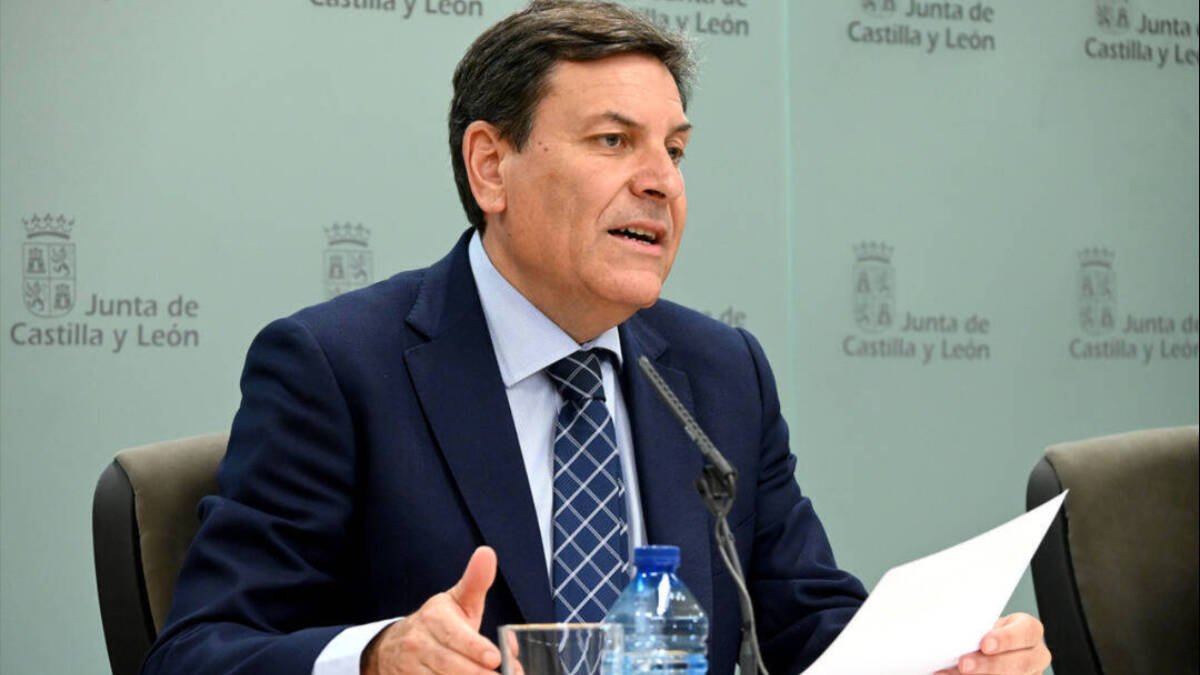 Carlos Fernández Carriedo, portavoz de la Junta de Castilla y León.