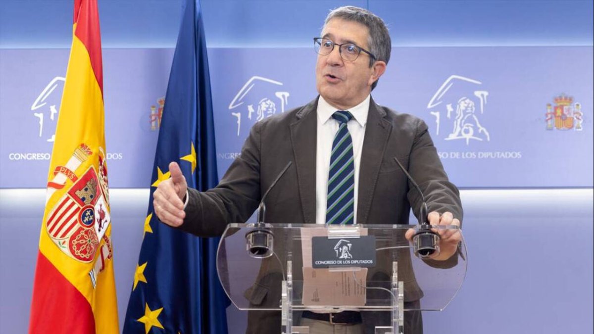 Patxi López, portavoz del PSOE en el Congreso