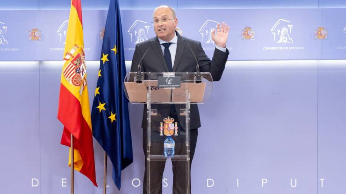 Miguel Tellado, portavoz del PP en el Congreso