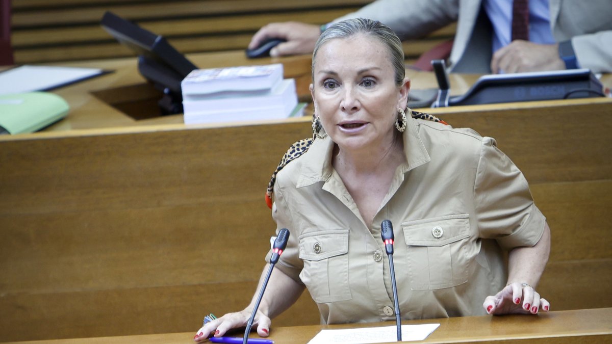 La diputada de Vox, Teresa Ramírez.