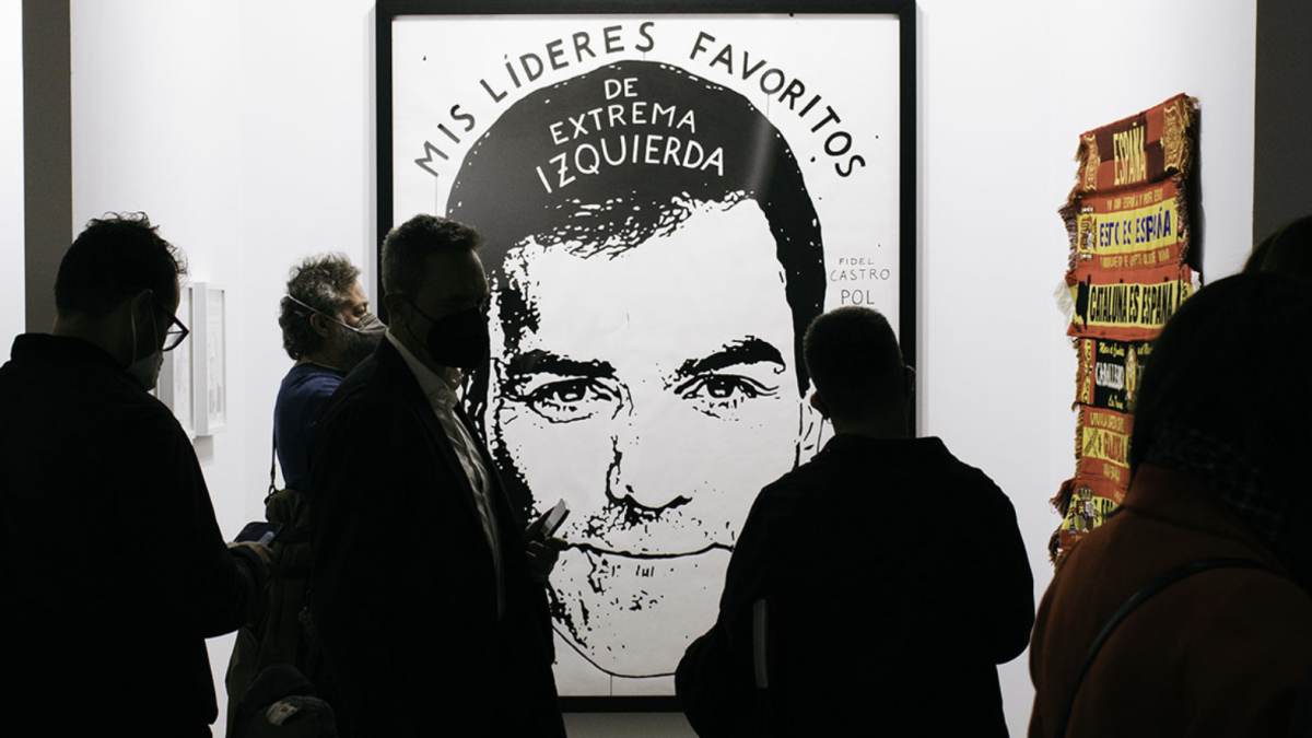 Cuadro de Pedro Sánchez en ARCO
