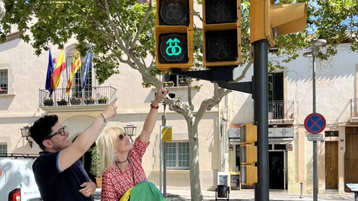 Semáforos LGTB en Esplugues de Llobregat