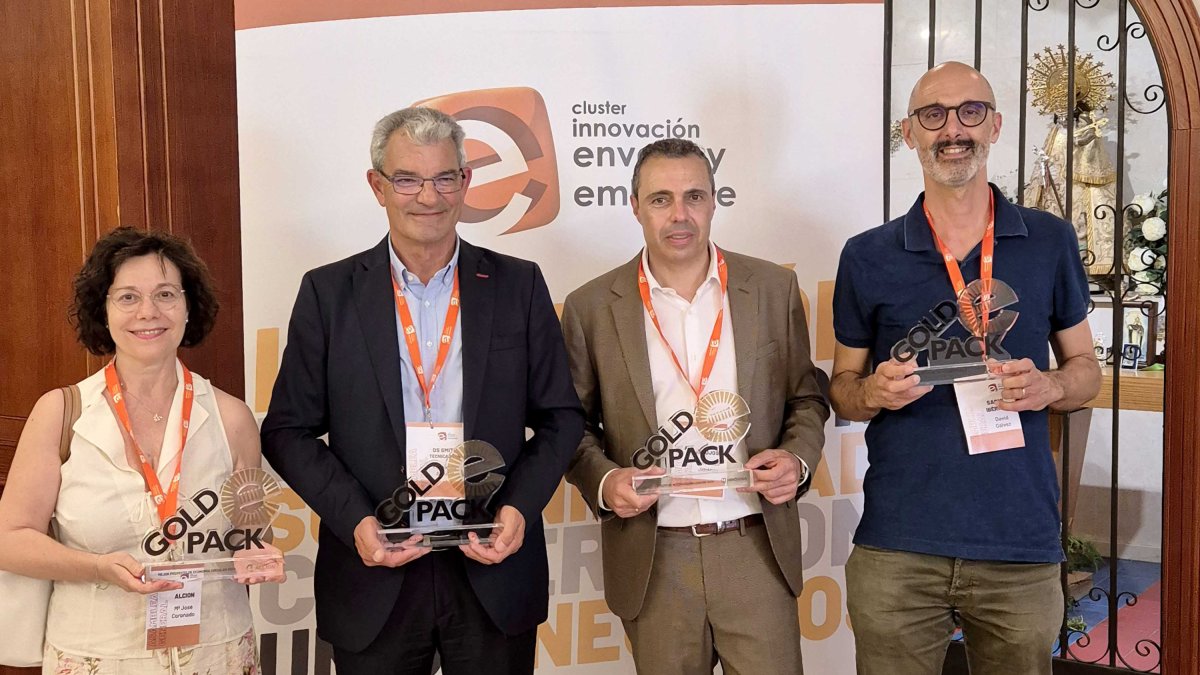 Entrega de los premios GoldPack