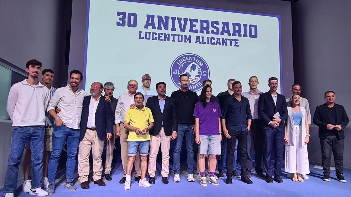 Acto del 30 aniversario del Lucentum