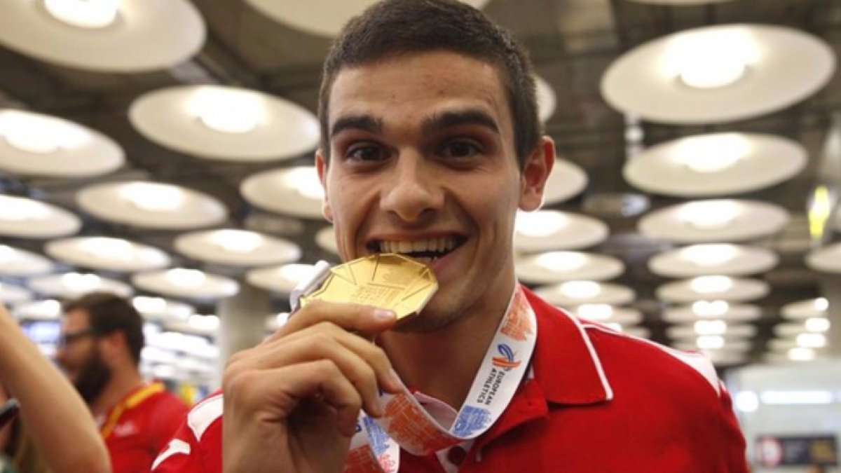 El deportista español Bruno Hortelano.