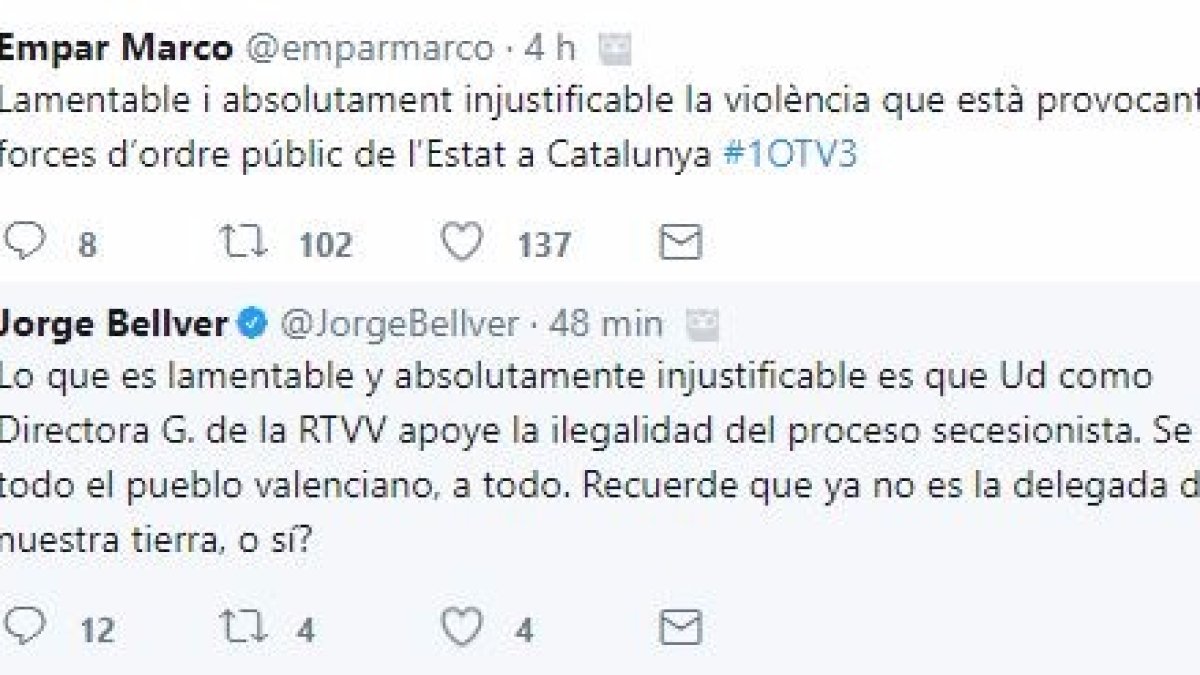 Piden el cese de la directora de Àpunt por apoyar el