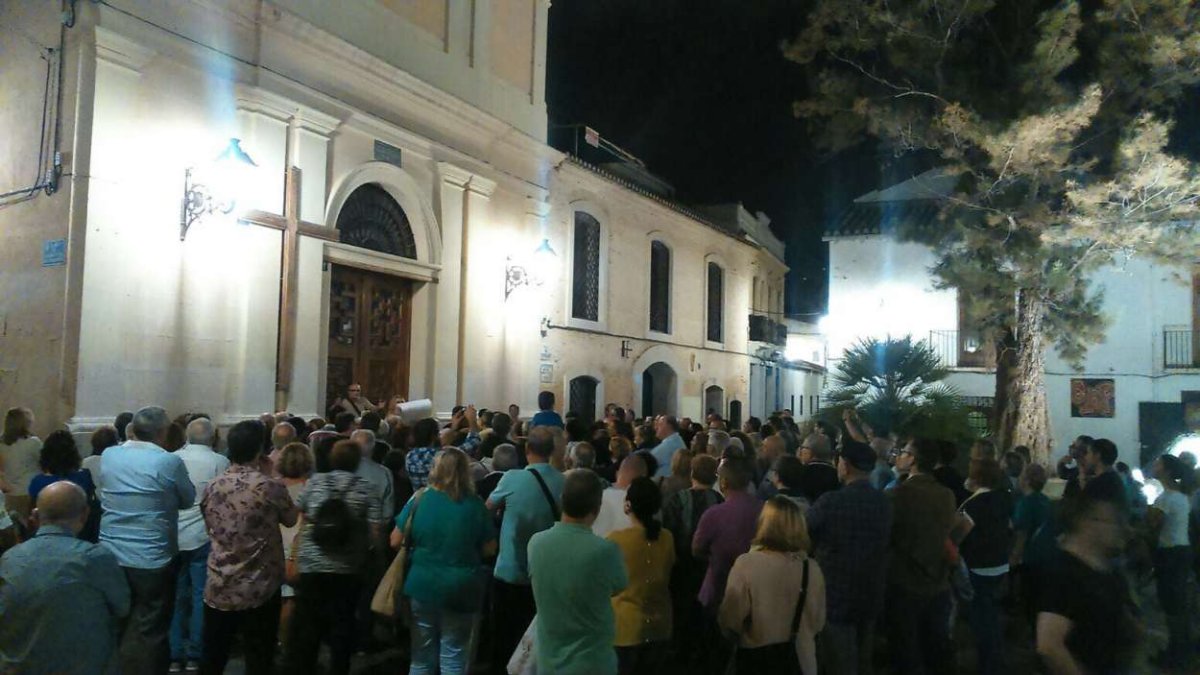 Protesta vecinal contra el botellón de Benimaclet