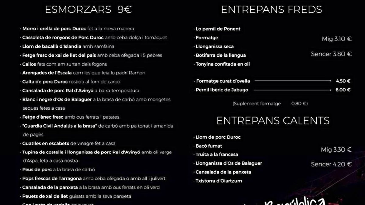 Graves problemas para el restaurante independentista que veja a guardias civiles