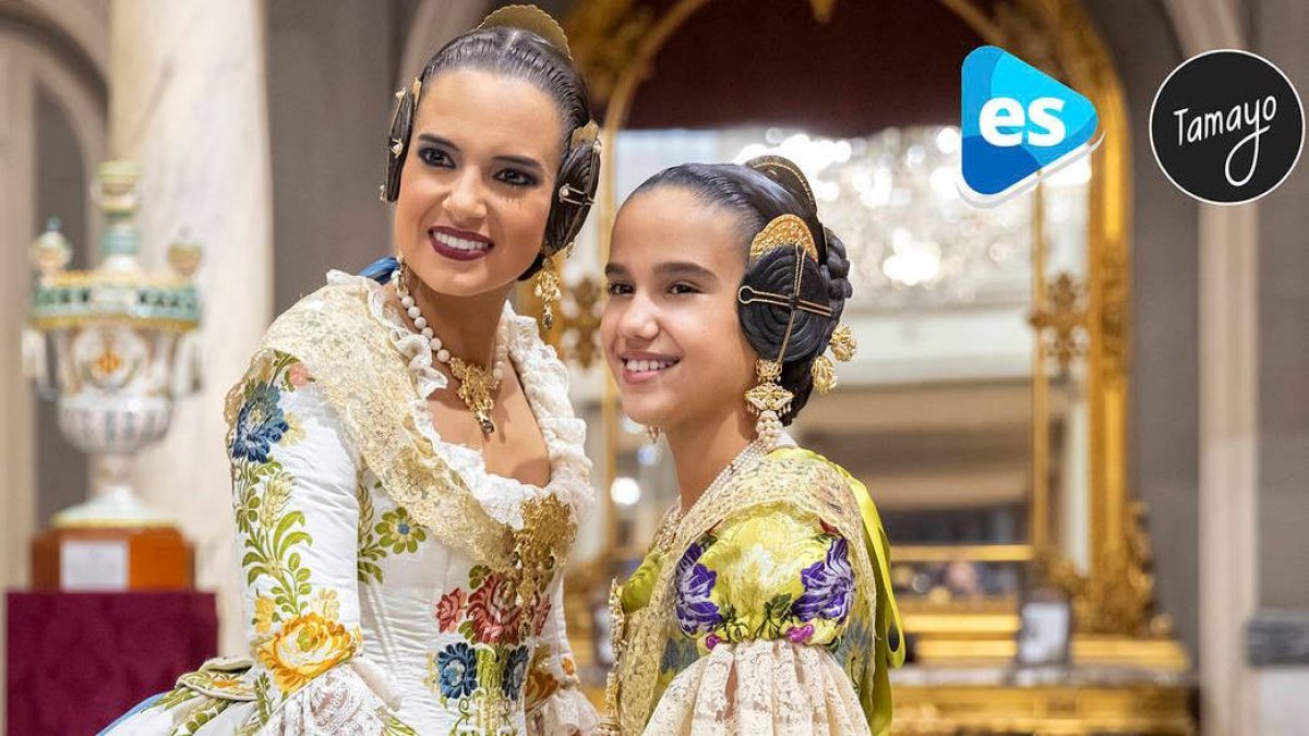 Proclamación de las Falleras Mayores Sara Larrazábal y Marina Civera