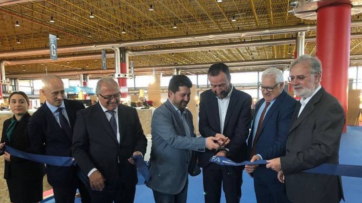 Momento de la inauguración de otra nueva edición de Futurmoda.