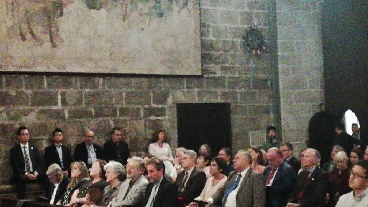 Un instante de la presentación del Año Jubilar del Santo Grial.
