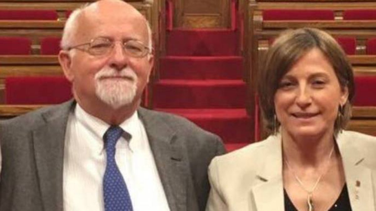 Grünberg, con Forcadell.