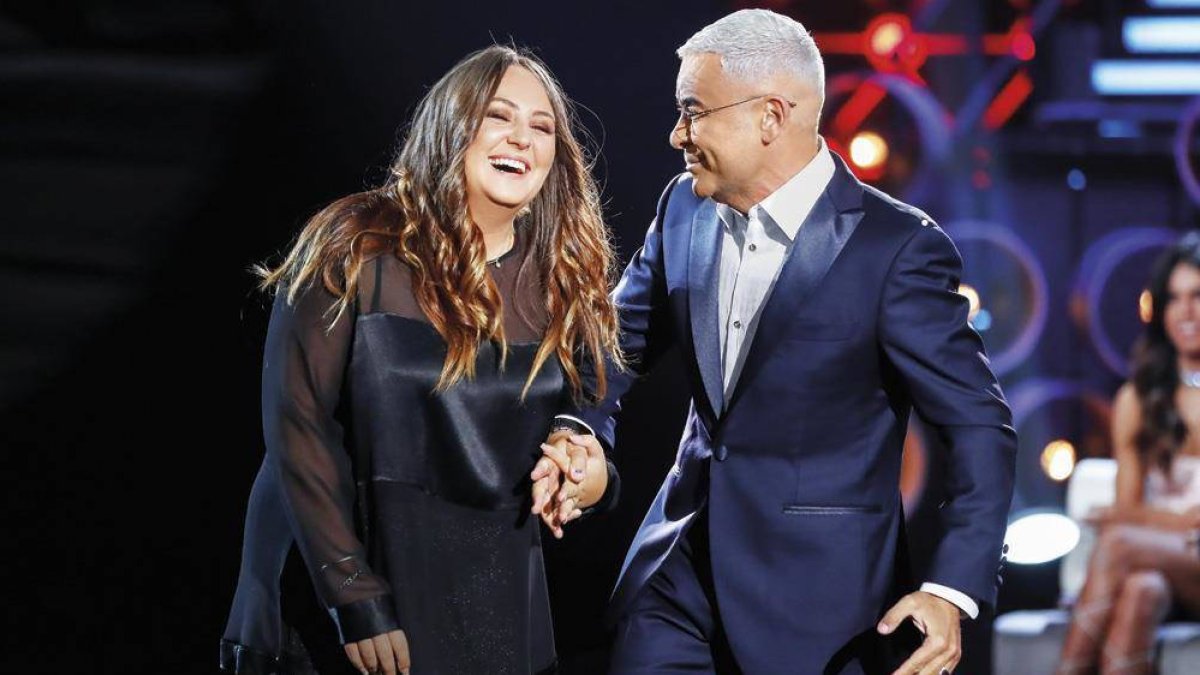 Rocío Flores y Jorge Javier Vázquez.