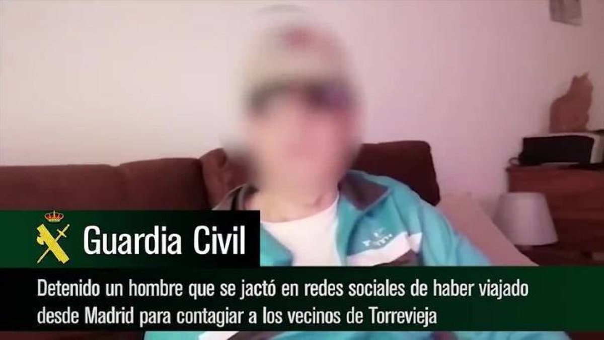 Torrevieja destierra al vecino que dijo en un vídeo que contagiaría a todos