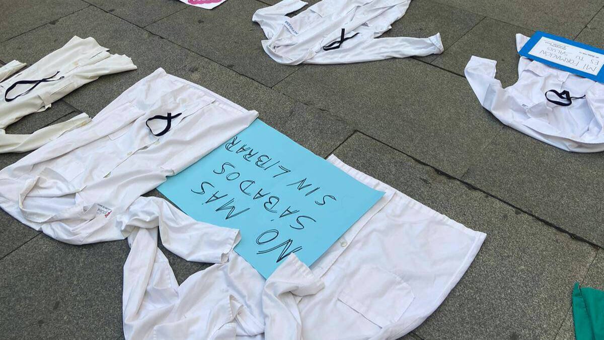 Pancartas de los MIR.