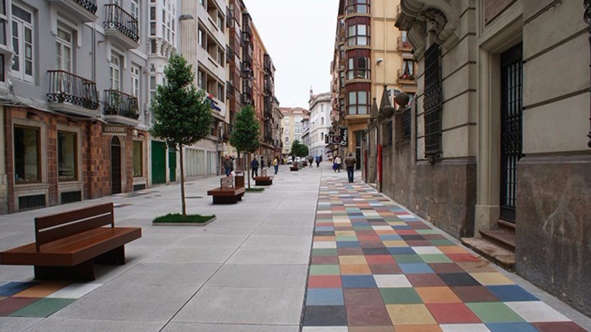 Calle Rubio en Santander.