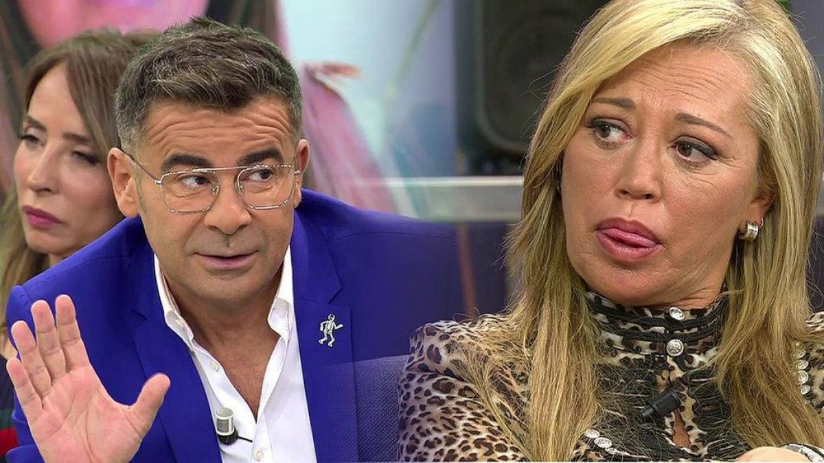 Jorge Javier estaba de broma, pero a Belén no le hizo gracia.