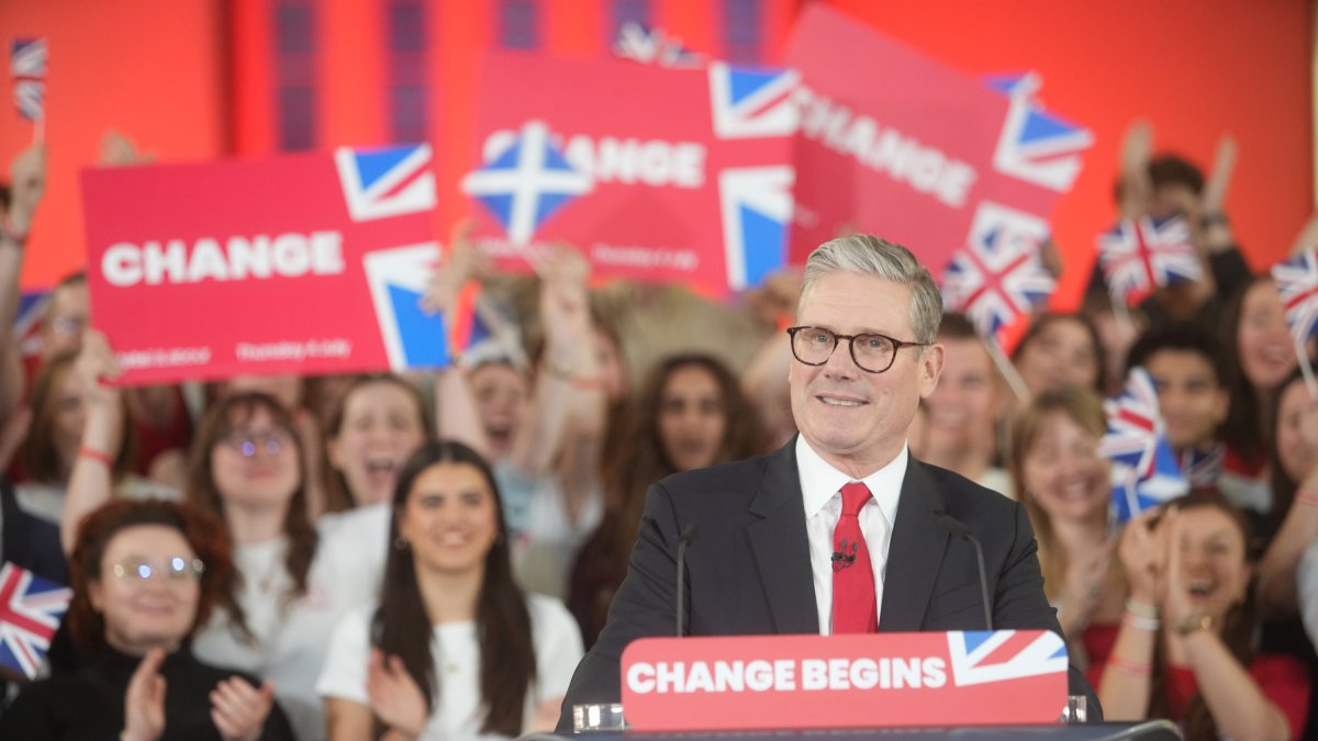El laborista Keir Starmer será el nuevo primer ministro británico.