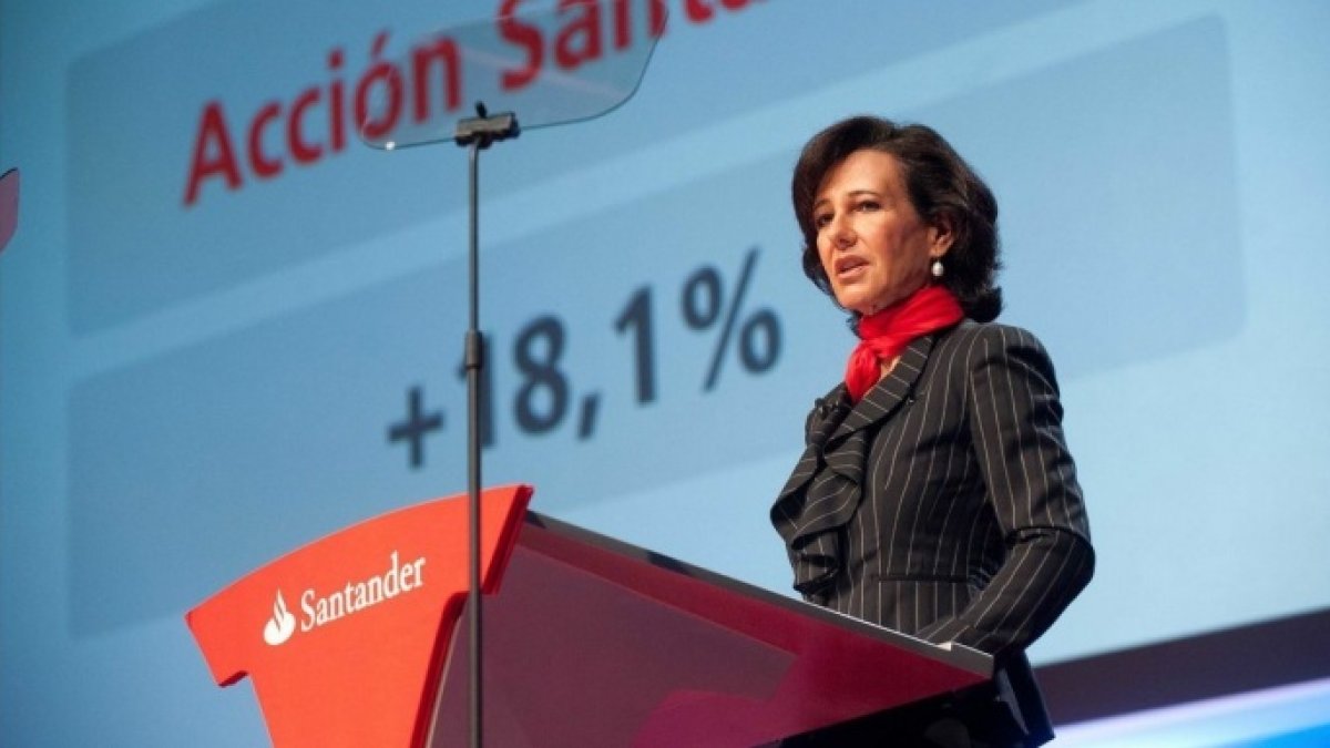 La presidenta del Santander, Ana Patricia Botín