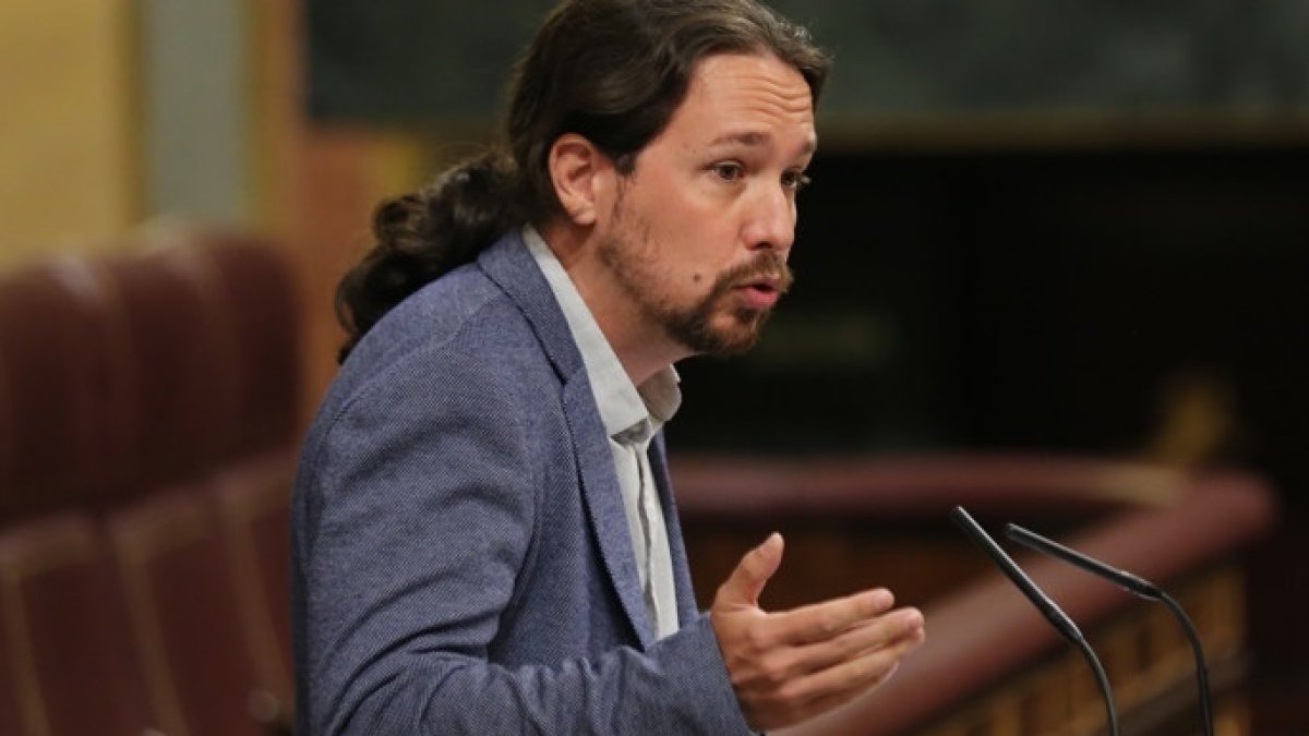 Pablo Iglesias, en la comparecencia de Rajoy que abrió el curso político