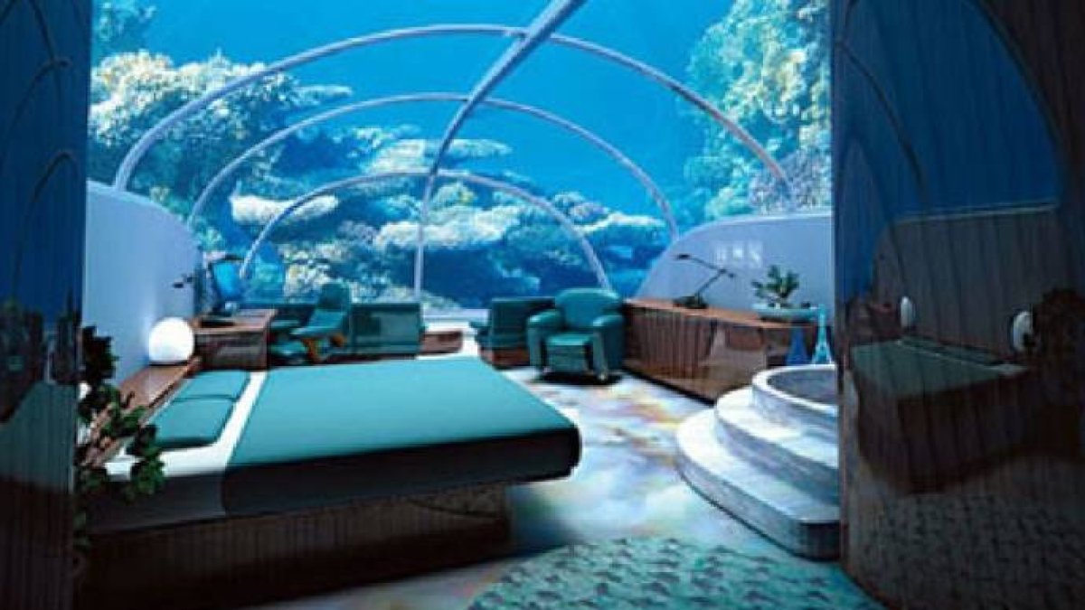 ¿Te alojarías en un hotel bajo el agua?
