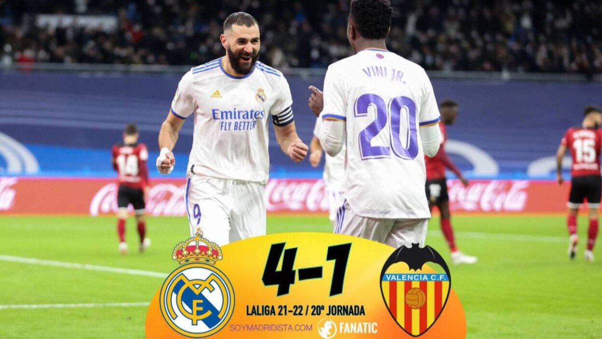 Real Madrid 4-1 Valencia: 'Vin-Ben', Patrimonio de la Humanidad
