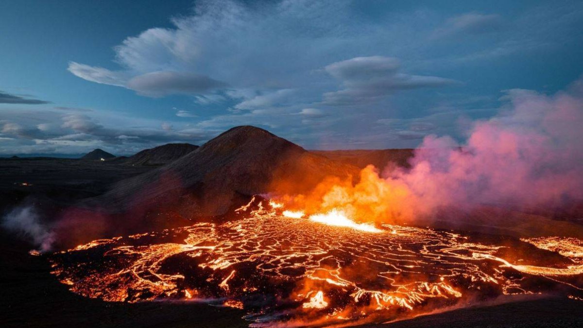 Erupción volcan Islandia