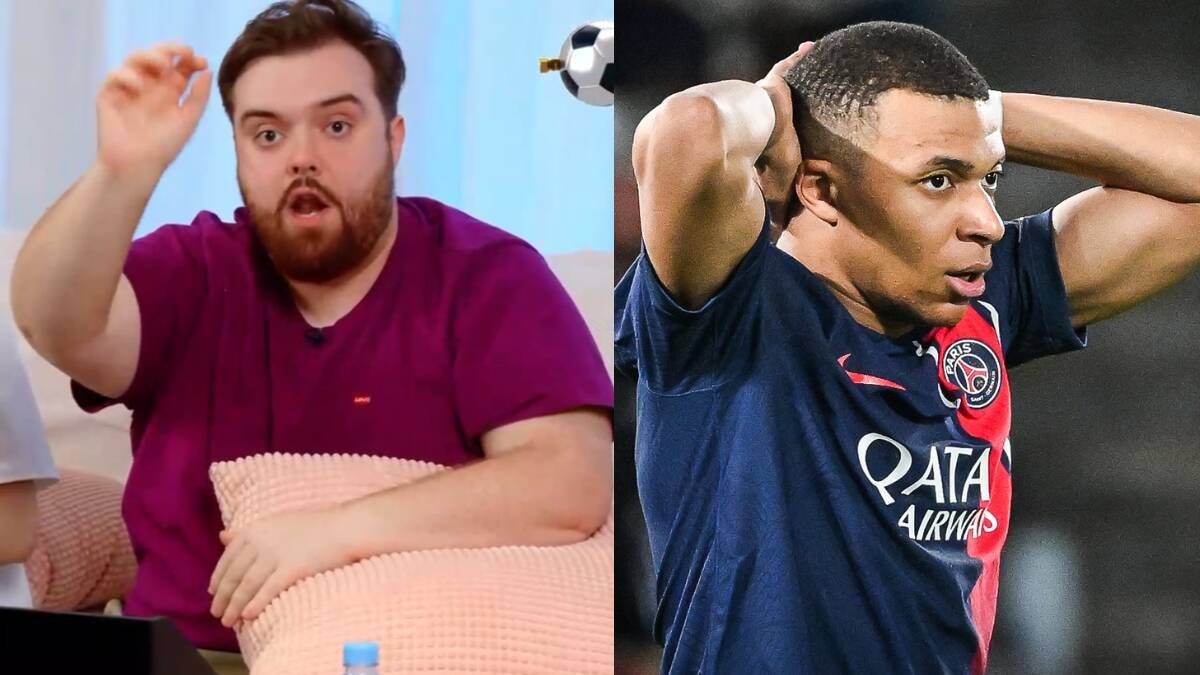 Ibai Llanos y su tremendo enfado con Mbappé por su partido contra el Barcelona.
