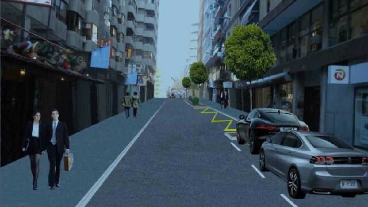 Recreación digital del proyecto de la calle O'Donnell