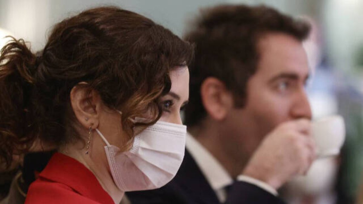 Isabel Díaz Ayuso y Teodoro García Egea.