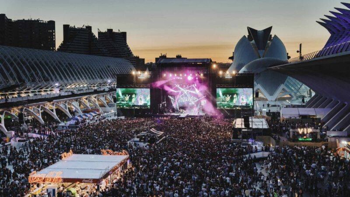 Imagen del festival Big Sound en la Ciutat de les Arts i les Ciències, misma ubicación donde se iba a celebrar el Diversity - 7TELEVALENCIA